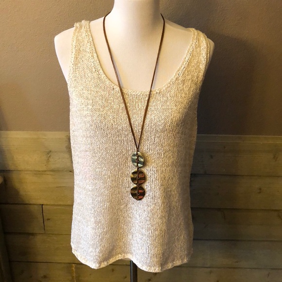 Sigrid Olsen Tops - Final Price 💋 Sigrid Olsen-knit sweater tank.